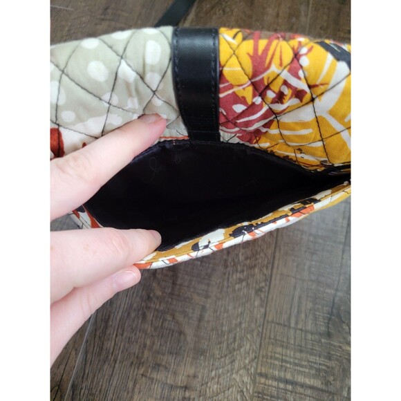 Vera Bradley Saddle Bag Crossbody Purse Painted Feathers - Picture 9 of 10